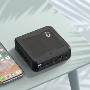tiny pc and smartphone